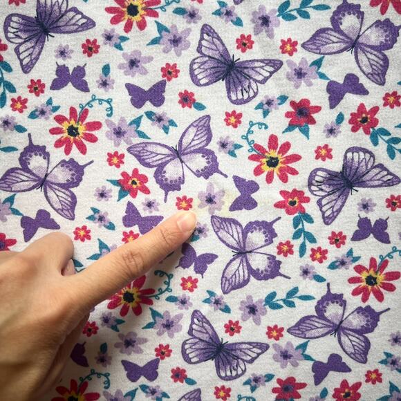 Blair All Over Butterfly Floral T-Shirt Multi-color Retro Whimsical Fairy Preppy - Picture 4 of 8